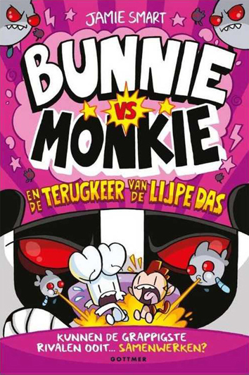 Bunnie vs Monkie en de terugkeer van de lijpe das | Bunnie vs Monkie | Striparchief