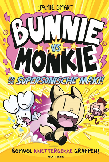 Bunnie vs Monkie en de supersonische maki! | Bunnie vs Monkie | Striparchief